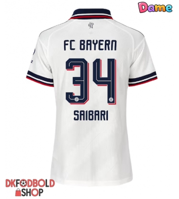 Bayern Munich Ismael Saibari #34 Udebanetrøje Dame 2026-27 Kort ærmer Bayern Munich Ismael Saibari #34 Udebanetrøje Dame 2026-27 Kort ærmer